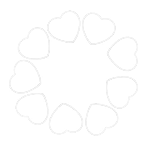 Cabilock 10stücke Ringe Herzförmig Ringe DIY Materialien Zubehör Handwerk Ausrüstung Cabilock 10stücke Ringe Herzförmig Ringe DIY Materialien Zubehör Handwerk Ausrüstung von Cabilock