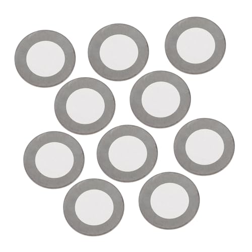 Cabilock 10 Stück Keramische Nebelscheiben für Luftbefeuchter Geräuschlose Zerstäuber Ersatzteile mit Dichtungsring Kompatibel für Verschiedene Modelle Effiziente Nebelbildung von Cabilock