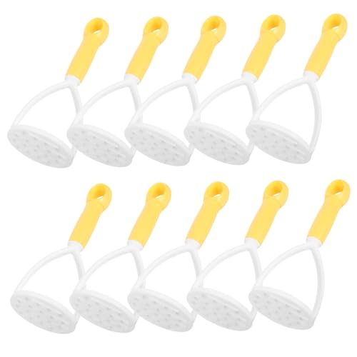 Cabilock 10 Stück Mini Potato Masher Obststampfer Kartoffelstampfer für die Küche Küchenkartoffelstampfer Handstampfer für Kartoffeln Manuell Kartoffel Masher Gemüsestampfer pp Gelb Cabilock 10 Stück Mini Potato Masher Obststampfer Kartoffelstampfer für die Küche Küchenkartoffelstampfer Handstampfer für Kartoffeln Manuell Kartoffel Masher Gemüsestampfer pp Gelb von Cabilock