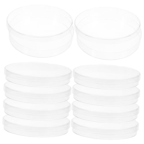 Cabilock 10 Stück Petrischale Laborkulturhalter Platte Mit Tablett Gericht Chemiekulturschale Klare Kulturschale Laborgeschirr Laborkulturschale Kulturhalter Rund Plastik Transparent Cabilock 10 Stück Petrischale Laborkulturhalter Platte Mit Tablett Gericht Chemiekulturschale Klare Kulturschale Laborgeschirr Laborkulturschale Kulturhalter Rund Plastik Transparent von Cabilock
