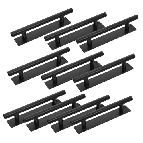 Cabilock 10 Stück Selbstklebende Möbelgriffe Einfache Montage ohne Bohren Glatte Oberfläche für Leichte Reinigung Vielseitig Einsetzbar für Küchen- Bad Kleiderschränke Modernes von Cabilock