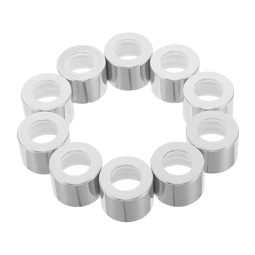 Cabilock 10 Stück Teiliges Aromatherapie Ersatzdeckel für Diffuserflaschen DIY Design Kompatibel mit Glasflaschen Vielseitig Einsetzbar für Zuhause Büro und Auto Silberfarbene von Cabilock