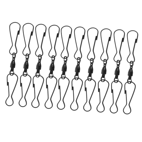 Cabilock 10 Stück Teiliges Edelstahl Windspiel haken mit Drehfunktion Kompakte Tragbare Clips für Vogelfutterspender Windfahnen Blumenampeln Robuste Aufhängung für Garten und Cabilock 10 Stück Teiliges Edelstahl Windspiel haken mit Drehfunktion Kompakte Tragbare Clips für Vogelfutterspender Windfahnen Blumenampeln Robuste Aufhängung für Garten und von Cabilock