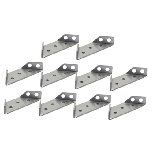 Cabilock 10 Stück Teiliges Edelstahl Winkelverbinder Trapez Winkel Regalhalter Schwerlast Eckwinkel Möbelbefestigung für Haus Garten Cabilock 10 Stück Teiliges Edelstahl Winkelverbinder Trapez Winkel Regalhalter Schwerlast Eckwinkel Möbelbefestigung für Haus Garten von Cabilock