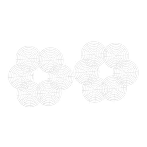 Cabilock 10 Stück Teiliges Fermentationsgewicht Runde Mesh-pressplatte aus Robustem Ergonomisch für Kimchi und Gurken Geeignet für Einmachgläser Platzsparend und Benutzerfreundlich von Cabilock