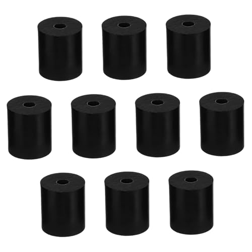 Cabilock 10 Stück Teiliges Hitzebeständige Nivelliersäulen Drucker Heatbed Schwarze Säulen mit Innendurchmesser Stabile Bauplatten Dämpfer für Präzise Druckbett Nivellierung von Cabilock
