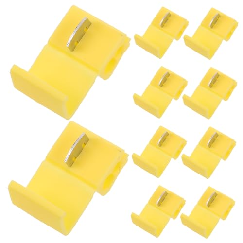 Cabilock 10 Stück Teiliges Lötfreie Schnellverbinder für Autoelektrik Wasserdichte Kabelverbinder aus Robustem Kunststoff Schnelle und Sichere Kabelverbindung für Fahrzeugverkabelung von Cabilock