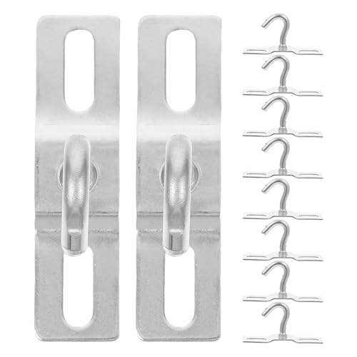 Cabilock 10 Stück Teiliges Metall Flache Montageplatte Halterung für Lampen Pendelleuchten Hängesystem Praktische Aufhängelösung für Kleidung Hüte Taschen Cabilock 10 Stück Teiliges Metall Flache Montageplatte Halterung für Lampen Pendelleuchten Hängesystem Praktische Aufhängelösung für Kleidung Hüte Taschen von Cabilock