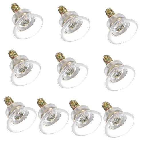 Cabilock 10 Stück Teiliges Möbelgleiter mit Saugnäpfen Transparente Möbelstopper für Tische Stühle Sofas rutschfest Installieren Schützt Böden Verhindert Verrutschen von Cabilock