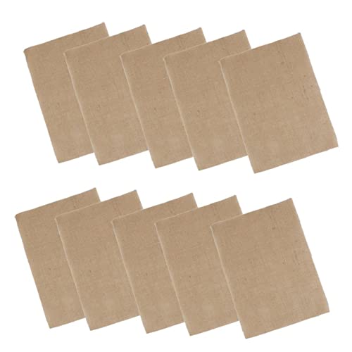 Cabilock 10 Stück Teiliges Rustikales Jute Tischset Braun Doppelseitige Feuchtigkeitsabsorbierende Untersetzer und Platzmatten Schützende Tischdekoration für Hochzeit und Zuhause Cabilock 10 Stück Teiliges Rustikales Jute Tischset Braun Doppelseitige Feuchtigkeitsabsorbierende Untersetzer und Platzmatten Schützende Tischdekoration für Hochzeit und Zuhause von Cabilock