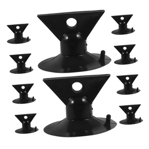 Cabilock 10 Stück Teiliges Saugnapf für Lampen Schwarzer Lichtlampen Entferner Saugfähiges Werkzeug zum Sicheren Entfernen und Wechseln von Einbauleuchten und Kleinen Glühbirnen von Cabilock
