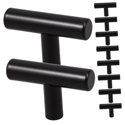 Cabilock 10 Stück Teiliges Schwarze Edelstahl möbelknöpfe Einloch Matte Oberfläche Langlebige Schrankgriffe für Küche Bad Kommode und Kleiderschrank Leichtes Hohldesign für Komfortable Cabilock 10 Stück Teiliges Schwarze Edelstahl möbelknöpfe Einloch Matte Oberfläche Langlebige Schrankgriffe für Küche Bad Kommode und Kleiderschrank Leichtes Hohldesign für Komfortable von Cabilock