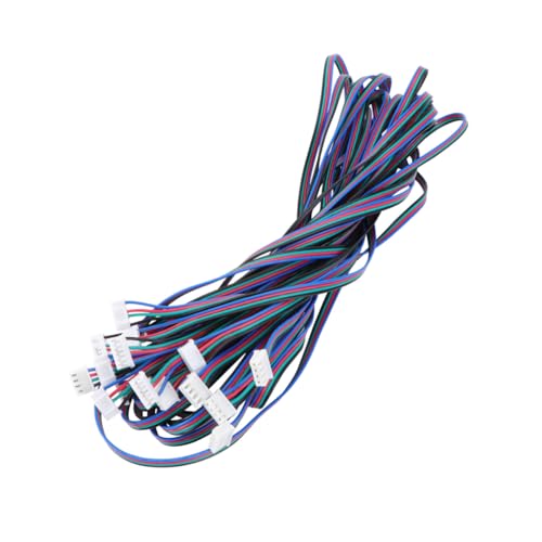Cabilock 10 Stück Teiliges Stepper Motor Kabel mit Weißem Terminal Pin Steckverbinder Kompatibel als Drucker Ersatzteil Leicht und Praktisch für Druckermotoranschlüsse Zufällige Farbe Cabilock 10 Stück Teiliges Stepper Motor Kabel mit Weißem Terminal Pin Steckverbinder Kompatibel als Drucker Ersatzteil Leicht und Praktisch für Druckermotoranschlüsse Zufällige Farbe von Cabilock