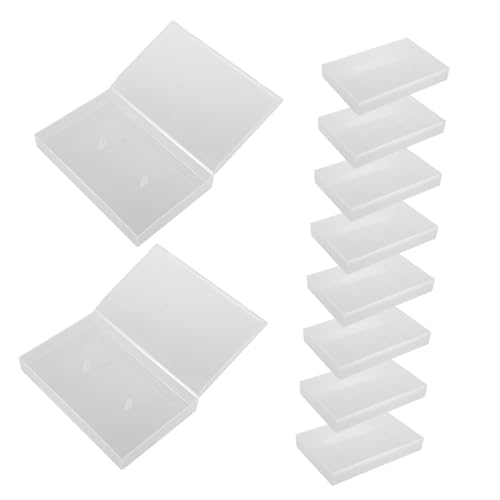 Cabilock 10 Stück Teiliges Transparente Kassettentape Aufbewahrungsbox aus Halbtransparentem PP Stapelbarer Organizer mit Retro Design Vielseitig für Musikliebhaber zur Ordentlichen Cabilock 10 Stück Teiliges Transparente Kassettentape Aufbewahrungsbox aus Halbtransparentem PP Stapelbarer Organizer mit Retro Design Vielseitig für Musikliebhaber zur Ordentlichen von Cabilock