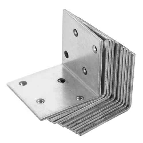 Cabilock 10 Stück Teiliges Verzinkte Metallwinkel Stabile Möbel eckverbinder aus Eisen Tragfähige Regalhalterungen für Holz Einfach zu Montierende Winkelstützen für Küchen Badezimmermöbel Cabilock 10 Stück Teiliges Verzinkte Metallwinkel Stabile Möbel eckverbinder aus Eisen Tragfähige Regalhalterungen für Holz Einfach zu Montierende Winkelstützen für Küchen Badezimmermöbel von Cabilock