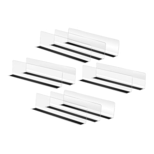 Cabilock 10 Stück Teiliges aus Transparenten Regaltrennern Förmige Magnetische Trennwand aus Dickem PVC für Supermärkte und Geschäfte Einfache Installation und Klare Produktkategorisierung Cabilock 10 Stück Teiliges aus Transparenten Regaltrennern Förmige Magnetische Trennwand aus Dickem PVC für Supermärkte und Geschäfte Einfache Installation und Klare Produktkategorisierung von Cabilock