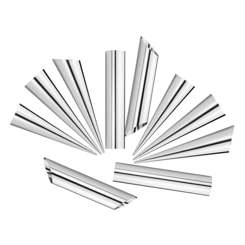 Cabilock 10 Stücke Edelstahl Horn Croissant Backen Einfach Zu Bedienen Reinigen Und Backen Cabilock 10 Stücke Edelstahl Horn Croissant Backen Einfach Zu Bedienen Reinigen Und Backen von Cabilock