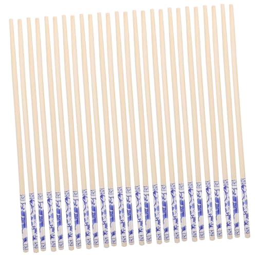 Cabilock 100 Paar Blau Weiße Porzellan Essstäbchen Sushi Essstäbchen Kunststoff Beige von Cabilock