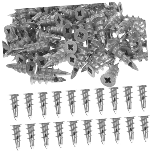Cabilock 100 Stück Hängende Maltwandlampenschrauben hängen Selbstbohrer -Sheetrock - Trockenbau Bild hängen Wandanker aus Metall Wanddübel selbstbohrende Zinklegierung Silber Cabilock 100 Stück Hängende Maltwandlampenschrauben hängen Selbstbohrer -Sheetrock - Trockenbau Bild hängen Wandanker aus Metall Wanddübel selbstbohrende Zinklegierung Silber von Cabilock