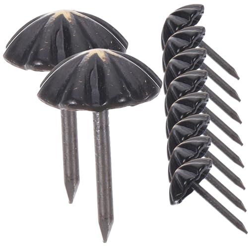 Cabilock 100 Stück Polsternägel Dekorative Möbelstifte für Diy Möbelgestaltung Antik Kupfer und Schwarz für Sofas Stühle und Kopfstützen von Cabilock