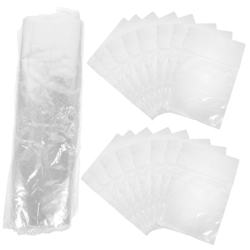 Cabilock 100 Stück Schrumpfverpackungsbeutel PVC Transparente Schrumpffolie für Haushaltsverpackungen für Schuhe Flaschen Einfach zu Verwenden mit Haartrockner oder Schrumpftunnel von Cabilock