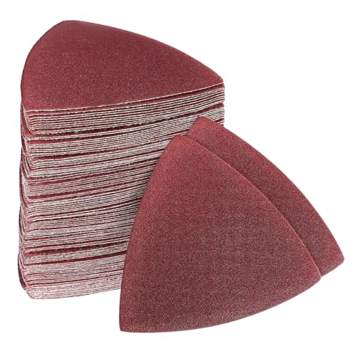 Cabilock 100 Stück Selbstklebende Dreieckige Schleifpapierpads Körnung Langlebige Detail schleifblätter für Oszillierende Werkzeuge Präzises Schleifen in Ecken Kompatibel mit Cabilock 100 Stück Selbstklebende Dreieckige Schleifpapierpads Körnung Langlebige Detail schleifblätter für Oszillierende Werkzeuge Präzises Schleifen in Ecken Kompatibel mit von Cabilock