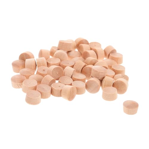 Cabilock 100 Stück Teiliges Holzstopfen Schraubenlochstopfen aus Hartholz Geformt für Möbelreparatur und Dekoration Geeignet für Stühle Schränke Tische Cabilock 100 Stück Teiliges Holzstopfen Schraubenlochstopfen aus Hartholz Geformt für Möbelreparatur und Dekoration Geeignet für Stühle Schränke Tische von Cabilock