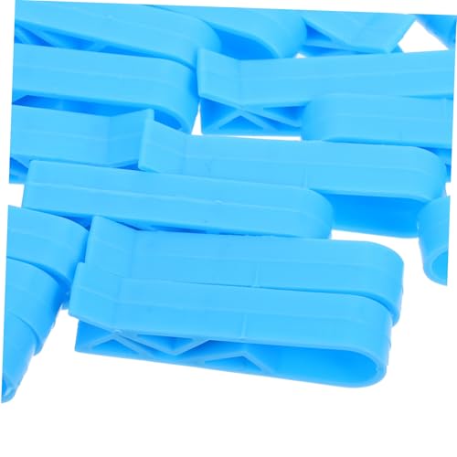 Cabilock 100 Stück Teiliges Müllbeutel klemmhalter aus Robustem Kunststoff Einfache Installation Stabiler Halt für Müllsäcke an Abfalleimern Vielseitig für Haushalt Hotel und Gastronomie von Cabilock