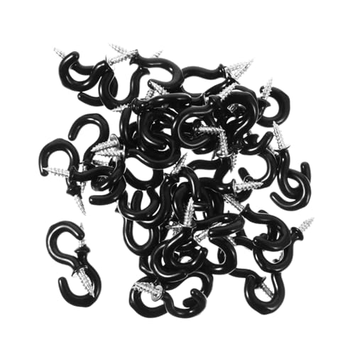 Cabilock 100 Stück Teiliges Selbstschneidende Vinylbeschichtete Schraubhaken aus Rostbeständig für Leichte Gegenstände Wie Tassen Lampen Vorhänge für Innen Außenbereich Wiederverwendbar Cabilock 100 Stück Teiliges Selbstschneidende Vinylbeschichtete Schraubhaken aus Rostbeständig für Leichte Gegenstände Wie Tassen Lampen Vorhänge für Innen Außenbereich Wiederverwendbar von Cabilock