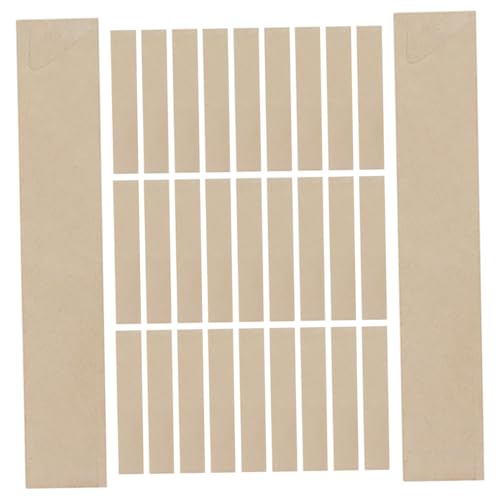 Cabilock 100 Stück aus Wasserfestem Dickem Kraftpapier Umweltfreundliche Robuste Essstäbchenverpackung für Restaurants Catering Partys und Hochzeiten von Cabilock