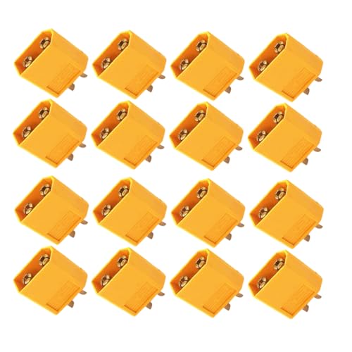 Cabilock 10Paare Stecker Männlich Weiblich Stromanschlüsse für Rc Li Po Esc Tauglich Sicheres Design Stabile Verbindung für Motoranwendungen von Cabilock