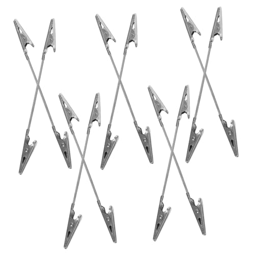Cabilock 10stücke Krokodilklemmen Zum Basteln Kleine Doppelseitige Klammern Für Notizen Und Bilder Metallklammern Für Schulprojekte Hochzeitsdekoration Und Kunstausstellungen von Cabilock