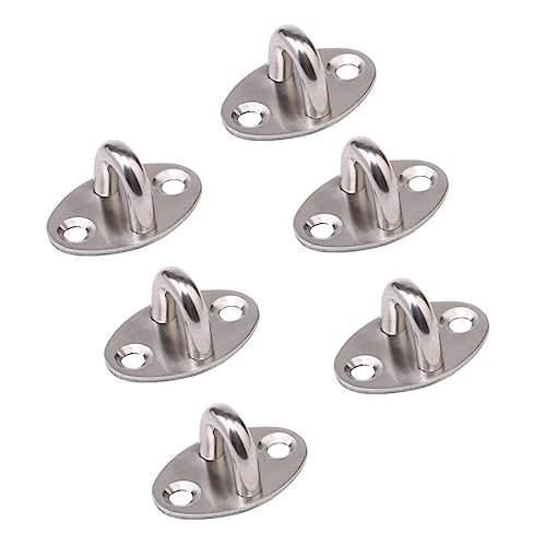 Cabilock 12 Stck Haken Dickes Tragfähiges Befestigtes Zieh Ring Aufbewahrungshaken Für Haushalt Küche Bad Multifunktionale Rostfreie Metallhaken von Cabilock