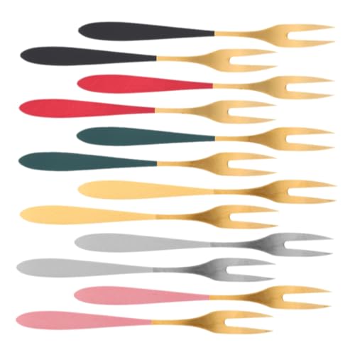 Cabilock 12 Stück Süße Obstgabeln Mini Gabeln Gabel Für Obstgabeln Dessertgabeln Gebäck Dessertgabeln Obstkuchengabel Besteck Kuchengabel Cabilock 12 Stück Süße Obstgabeln Mini Gabeln Gabel Für Obstgabeln Dessertgabeln Gebäck Dessertgabeln Obstkuchengabel Besteck Kuchengabel von Cabilock