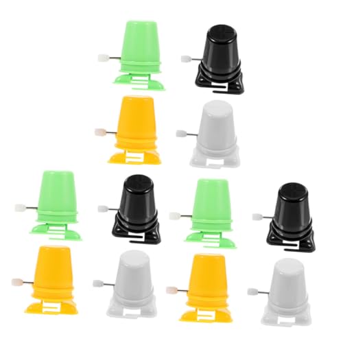 Cabilock 12 Stück Teiliges Aufziehroboter mechanismus Ersatzteile für DIY knetroboter Farbige Wind up Spielzeugbewegung zum Selberbauen und Basteln Ab Jahren von Cabilock