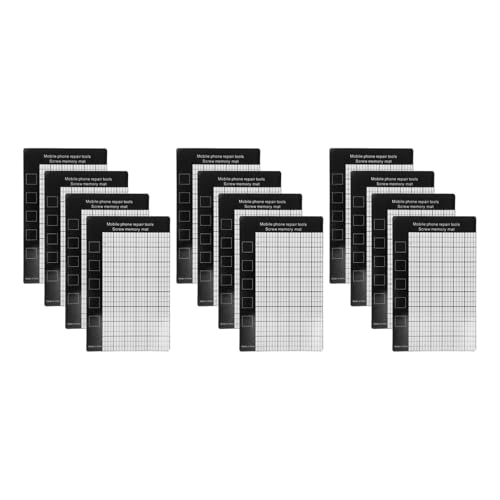 Cabilock 12 Stück Teiliges Magnetisches Schrauben-organizer- Rutschfeste Reparaturmatte für Elektronik Laptop und Handy Magnetisches Schraubenhalter-tablett für Kleine Teile bei Reparaturen Cabilock 12 Stück Teiliges Magnetisches Schrauben-organizer- Rutschfeste Reparaturmatte für Elektronik Laptop und Handy Magnetisches Schraubenhalter-tablett für Kleine Teile bei Reparaturen von Cabilock