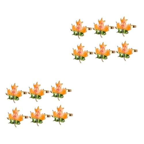 Cabilock 12 Stück Teiliges Serviettenring Herbstlichem Ahornblatt Design Dekorative Tischdeko für Thanksgiving Party und Festliche Anlässe Napkin Buckles für Stilvolle Serviettenhalterung Cabilock 12 Stück Teiliges Serviettenring Herbstlichem Ahornblatt Design Dekorative Tischdeko für Thanksgiving Party und Festliche Anlässe Napkin Buckles für Stilvolle Serviettenhalterung von Cabilock