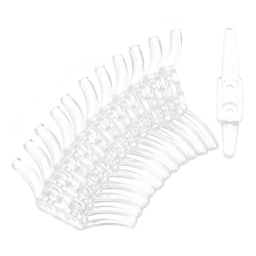 Cabilock 12 Stück Teiliges Transparente Jalousie Schnurklemmen Kindersichere Fensterhaken für Rollos Unsichtbare Bruchsichere Blindseilhalter zur Sicheren Fixierung von Gardinen und Cabilock 12 Stück Teiliges Transparente Jalousie Schnurklemmen Kindersichere Fensterhaken für Rollos Unsichtbare Bruchsichere Blindseilhalter zur Sicheren Fixierung von Gardinen und von Cabilock