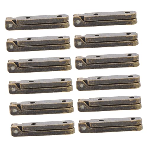 Cabilock 12 Stück Teiliges Zinklegierung Möbelscharniere Eckdesign Robuste Schmuckkastenbeschläge Verdeckte Montage Schwerlastfähig Vielseitig für Holzkisten und Möbel Geeignet Cabilock 12 Stück Teiliges Zinklegierung Möbelscharniere Eckdesign Robuste Schmuckkastenbeschläge Verdeckte Montage Schwerlastfähig Vielseitig für Holzkisten und Möbel Geeignet von Cabilock