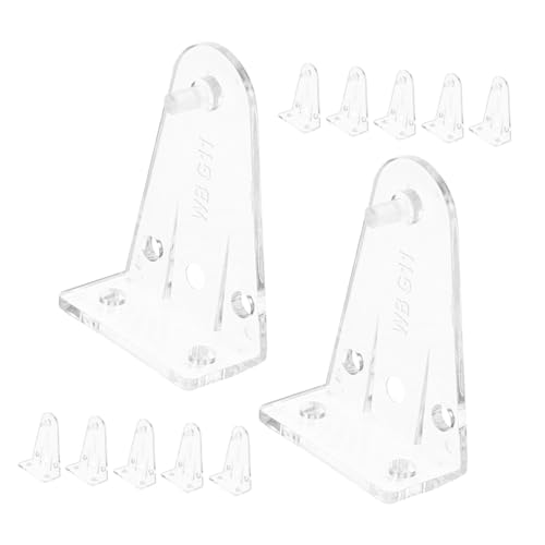 Cabilock 12 Stück Vorhang Positionierungshaken Jalousie Unterschienenhalter Transparente Jalousiehalterung Jalousiehalter Clips Fensterrollo Clips Jalousie Unterhalteclips Türrollo von Cabilock