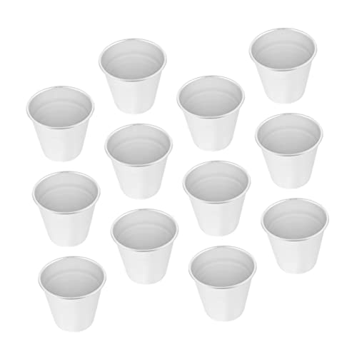 Cabilock 12st Puddingbecher Aus Legierung Rand Einzelne Puddingdosen Brotdose Mit Deckel Einzelne Puddingformen Backformen Aus Aluminiumfolie Mini-kuchenformen Silver Aluminiumlegierung Cabilock 12st Puddingbecher Aus Legierung Rand Einzelne Puddingdosen Brotdose Mit Deckel Einzelne Puddingformen Backformen Aus Aluminiumfolie Mini-kuchenformen Silver Aluminiumlegierung von Cabilock