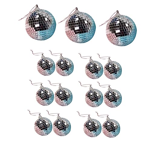 Cabilock 15 Stück Teiliges Weihnachtsdekoration Spiegelkugeln Hängende Glasbälle für Partys Reflektierende Discokugeln für Baumdeko und Festliche Anlässe Cabilock 15 Stück Teiliges Weihnachtsdekoration Spiegelkugeln Hängende Glasbälle für Partys Reflektierende Discokugeln für Baumdeko und Festliche Anlässe von Cabilock