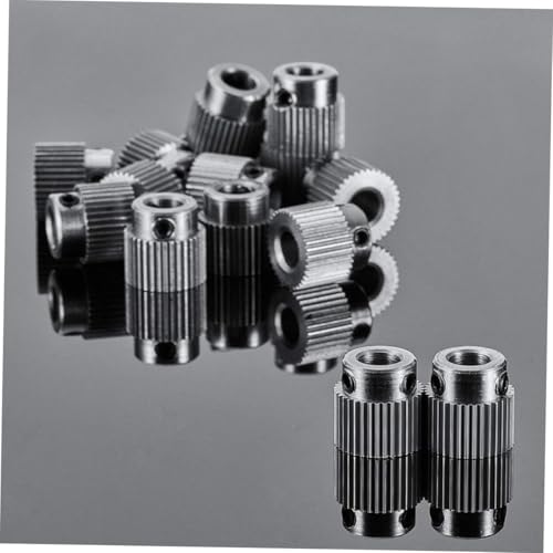 Cabilock 15 Stück Teiliges Zähne Edelstahl Extrusionsrad Drucker Zubehör Rostfrei Korrosionsbeständig Kompatibel mit Extruder Langlebig und Effizient für Präzises Filament Feeding von Cabilock
