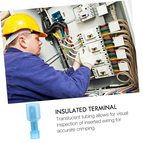 Cabilock 150 Stück Teiliges Isolierte Flachsteckhülsen für Awg Kabel Crimpverbinder mit Elektro verzinnten Kupferkernen Schnell Trennbare Kabelschuhe für Auto Industrie und Haushalt Cabilock 150 Stück Teiliges Isolierte Flachsteckhülsen für Awg Kabel Crimpverbinder mit Elektro verzinnten Kupferkernen Schnell Trennbare Kabelschuhe für Auto Industrie und Haushalt von Cabilock