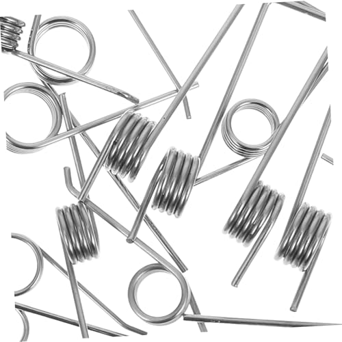 Cabilock 18 Stück Teiliges Metall Torsionsfedern Ersatzteile für Mülleimerdeckel Langlebige Kleine Federn mit Hoher Elastizität Einfache Montage ohne Werkzeug Passend für Verschiedene von Cabilock