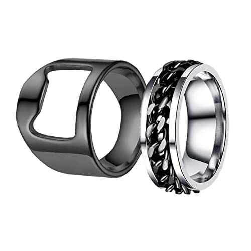 Cabilock 1paar Flaschenöffner Edelstahl Rotierender Knuckle Für Bier Und Soda Tragbares Accessoire Für Alltag Und Partys Cabilock 1paar Flaschenöffner Edelstahl Rotierender Knuckle Für Bier Und Soda Tragbares Accessoire Für Alltag Und Partys von Cabilock