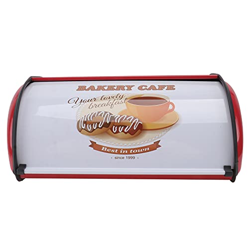 Cabilock 1 Stück Karton Brot-Box Eisen Brotbehälter Brotaufbewahrungshalter Brotkiste Eisen Brotkasten Brot Aufbewahrungsbox Toastbrotbox Metall Brotkorb Brot Box Plastik Sandwich Kuchen von Cabilock