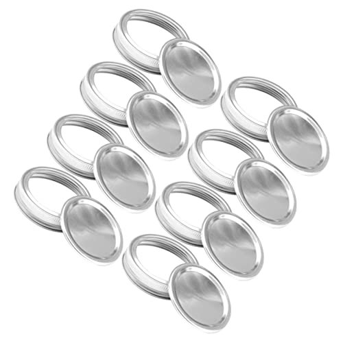 Cabilock Aluminium Einmachglas Deckel Luftdicht Geteilter Abdeckungen Für Lagerung Einfach Zu Reinigen Spülmaschinenfest von Cabilock