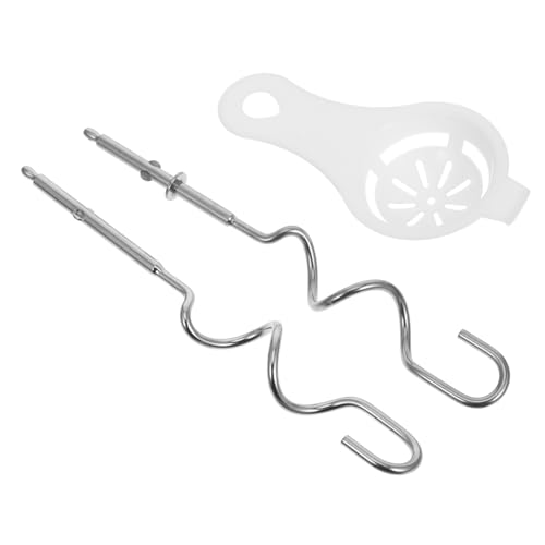 Cabilock 1satz Edelstahl Handmixer Zubehörset Mit Knethaken Und Eiertrenner Einsetzbare Mixer Ersatzteile Für Effizientes Rühren Und Backen Der Küche Cabilock 1satz Edelstahl Handmixer Zubehörset Mit Knethaken Und Eiertrenner Einsetzbare Mixer Ersatzteile Für Effizientes Rühren Und Backen Der Küche von Cabilock