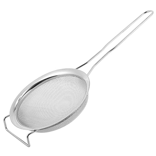 Cabilock 1Stk Dichtes Sieb filtern esslöffel spoons Strainer Küchenfilter Sieb Öllöffel Werkzeug Sieblöffel Ölfilterlöffel für die Küche Küchenwerkzeug aus Edelstahl Rostfreier Stahl Silver von Cabilock